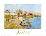 Sand On The Quayside Kunstdrucke von Alfred Sisley