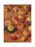 Peaches Poster by Claude Monet