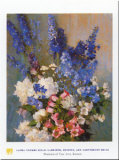 Larkspur, Peonies, And Prints by Laura Coombs Hills