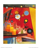 Schweres Rot Kunstdrucke von Wassily Kandinsky