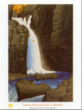 Las cataratas Yuki en Shiobara Láminas por Kawase Hasui Las cataratas Yuki en Shiobara Láminas por Kawase Hasui