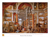 Picture Gallery Poster by Giovanni Paolo Pannini