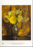 Yellow Dahlias Poster by Laura Coombs Hills