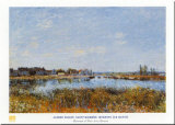 Saint-mammes: Morning Poster von Alfred Sisley