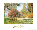 Le Parc Monceau Poster von Claude Monet