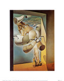 Jeune vierge autosodomisée par les cornes de sa propre chasteté Posters par Salvador Dalí