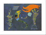 Mit dem Pfeil, c.1943 Affiche par Wassily Kandinsky