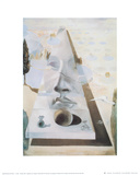 Erscheinung des Gesichts der Aphrodite von Knidos in einer Landschaft Kunstdrucke von Salvador Dalí