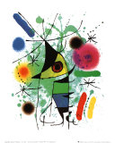 Der singende Fisch Poster von Joan Miró