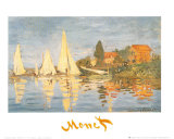 Regata At Arg Posters par Claude Monet