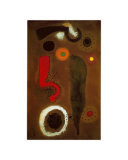 Vogel im Raum Poster par Joan Miró