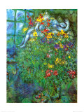Le Bouquet Ardent Poster af Marc Chagall Le Bouquet Ardent Poster af Marc Chagall
