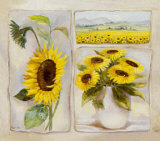 Yellow Trio Prints by Rian Withaar