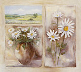 White Trio Poster by Rian Withaar