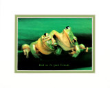 Frog Pals Matted Print