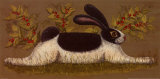 Green Folk Bunny Sztuka autor Lisa Hilliker