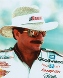Dale Earnhardt Portrait With Straw Hat Photo