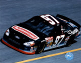 Kurt Busch Car In Action - Side View Photo