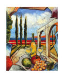 Patio II Affiche par John Milan