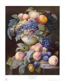 Grapes, Peaches and Plums Posters by Pierre-Joseph Redouté