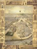 Carte de Paris I Posters by Susan Gillette