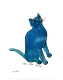 Andy Warhol - One Blue Pussy, c.1954 Obrazy Andy Warhol - One Blue Pussy, c.1954 Obrazy