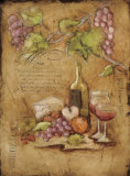Bordeaux Blanc Poster by Deborah Florence