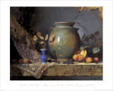 Olive Jar and Apricots Posters by Jeffrey Legg