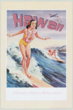 Fly to Hawaii Plakater Fly to Hawaii Plakater