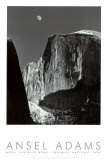 Moon and Half Dome, Yosemite National Park, 1960 Posters af Ansel Adams Moon and Half Dome, Yosemite National Park, 1960 Posters af Ansel Adams