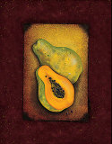 Fruta tropical: papaya Láminas por Jessica Fries Fruta tropical: papaya Láminas por Jessica Fries