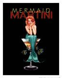 Sirène Martini Posters par Ralph Burch
