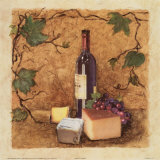 Merlot y queso Póster por Charlene Winter Olson Merlot y queso Póster por Charlene Winter Olson