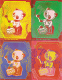 Four Pandas, 1983 Posters af Andy Warhol