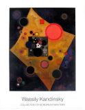 Accent en rose, 1926 Affiche par Wassily Kandinsky