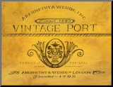 Vintage Port Mounted Print by Angela Staehling