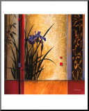 Garden Gateway Mounted Print by Don Li-Leger