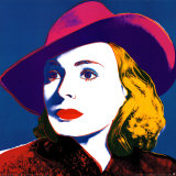 Ingrid coiffée d'un chapeau Reproductions pour les collectionneurs par Andy Warhol
