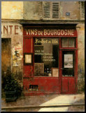 Vins De Bourgogne Mounted Print by Chiu Tak-Hak