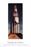 La Grande Torre, 1913 Plakater af Giorgio De Chirico
