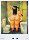 Das Bad (groß) Kunstdrucke von Fernando Botero