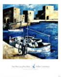 Tres Barcas y Bicicleta Pósters por Didier Lourenco