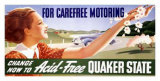 Quaker State Motor Oil Giclee Print by Sascha Maurer
