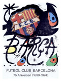 MIRO SOCCER BARCELONA POSTER Lámina giclée