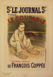 Le coupable Poster par Théophile Alexandre Steinlen