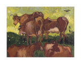 Cows, c.1890 Posters by Vincent van Gogh