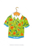 Beach Wear II Poster by Jennifer Goldberger