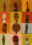 Máscaras Pósters por Aurelia Fronty