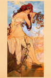 Zomer Posters van Alphonse Mucha Zomer Posters van Alphonse Mucha