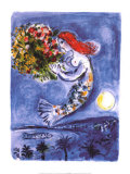 La baie des Anges Prints by Marc Chagall